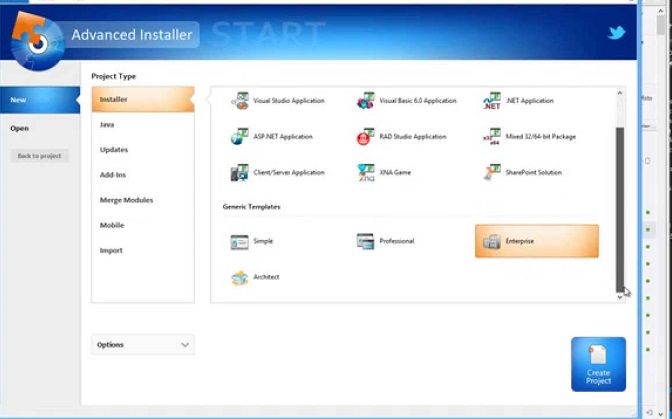 instal the new Advanced Installer 20.8