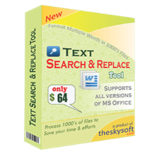Text Search and Replace Tool