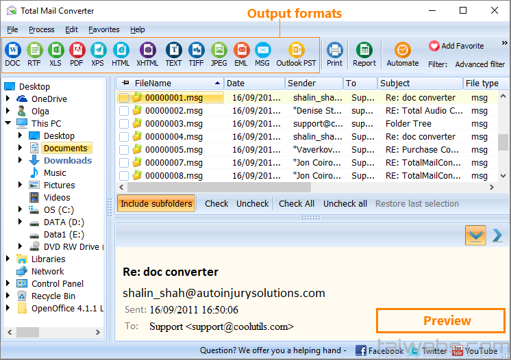 Coolutils Total Mail Converter Pro 7.1.0.617 for mac download free