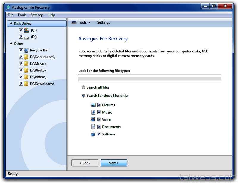 auslogics file recovery portable