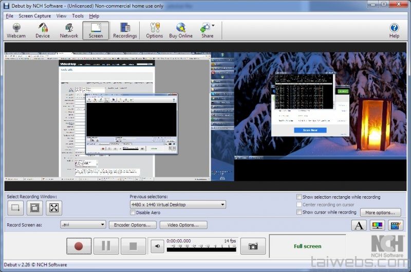 debut video capture software pro