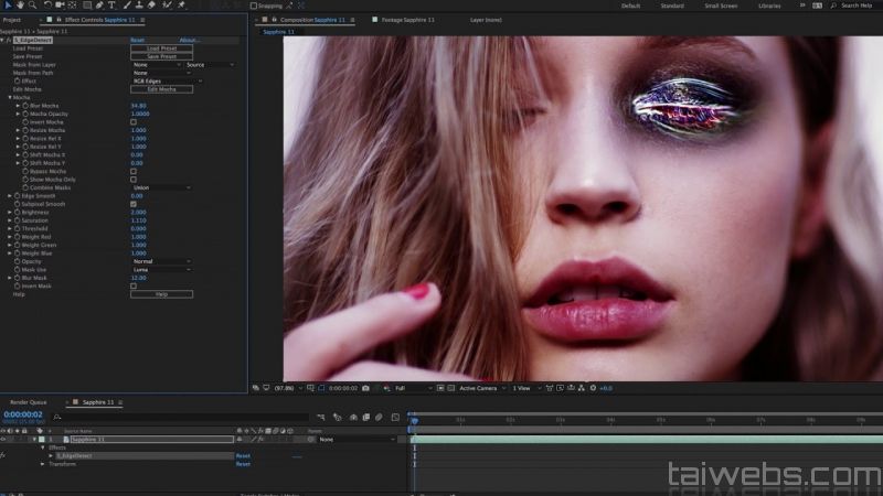 sapphire lighting after effects