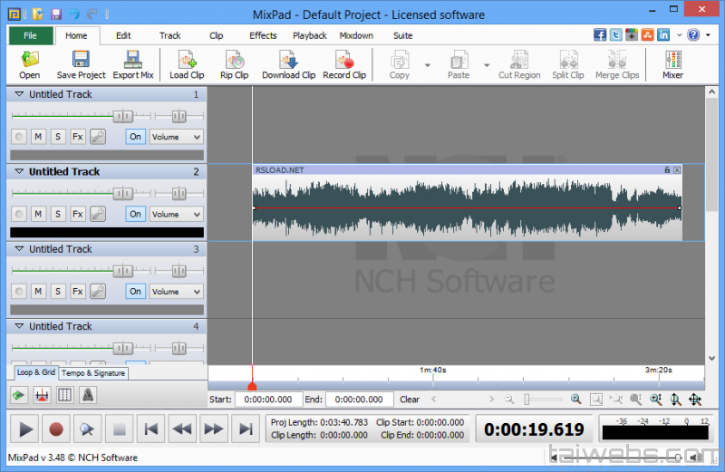 free for mac instal NCH MixPad Masters Edition 10.93