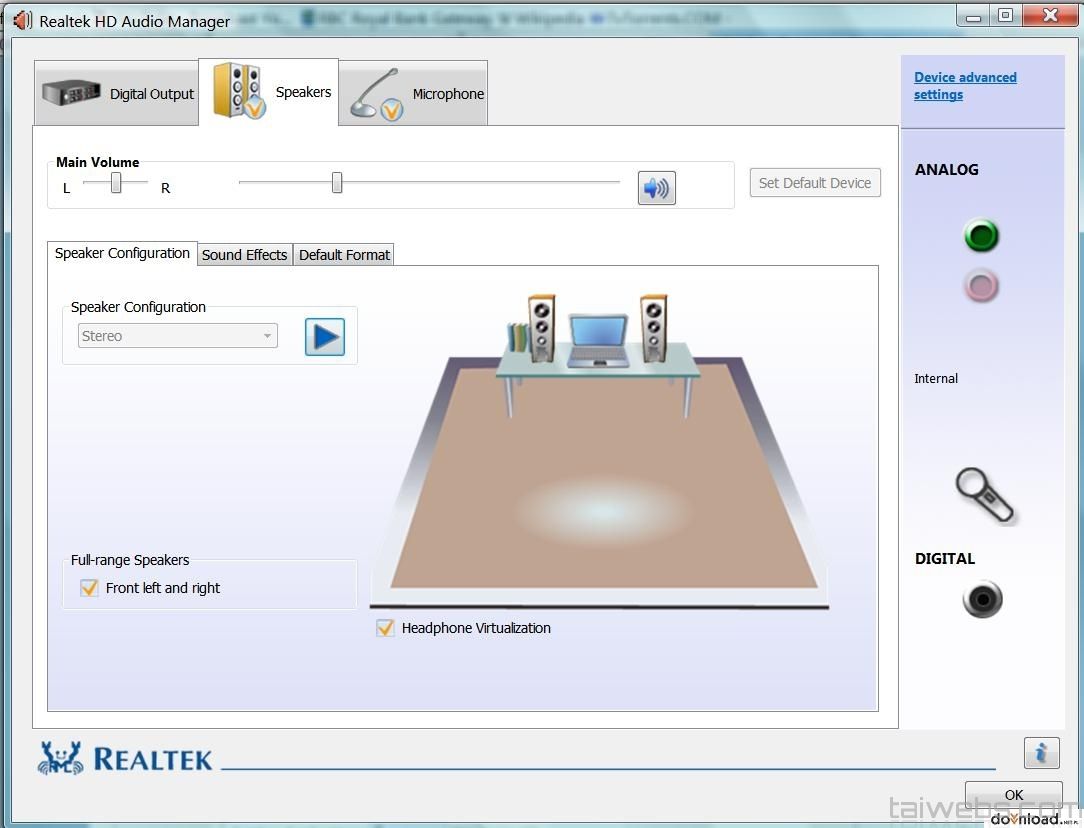 realtek high definition audio windows 10 bass