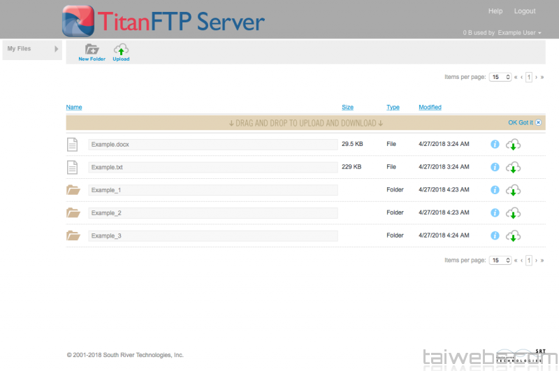 titan ftp server
