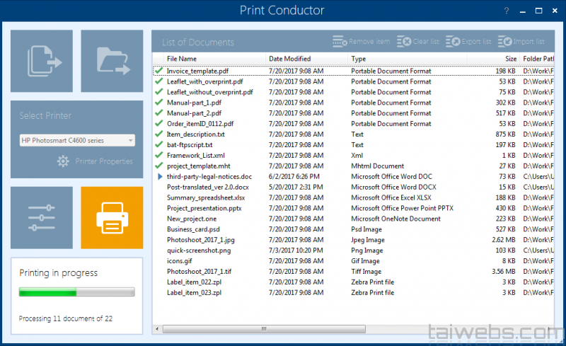 Print conductor 7 0 2005 21120 imprimir autom ticamente los 