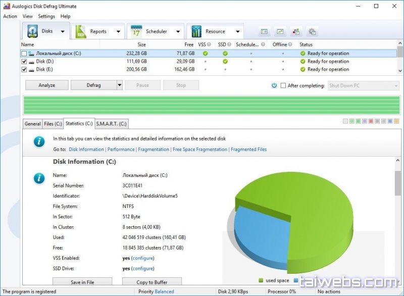 auslogics disk defrag wird kein freier platz angezeigt auslogics disk defrag wird kein freier platz angezeigt