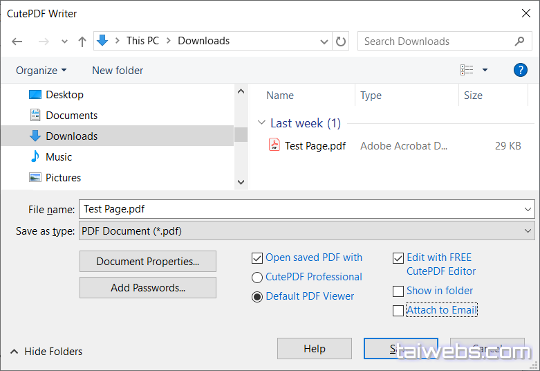 CutePDF Writer 4 0 0 4 Crear Y Convertir Documentos En PDF