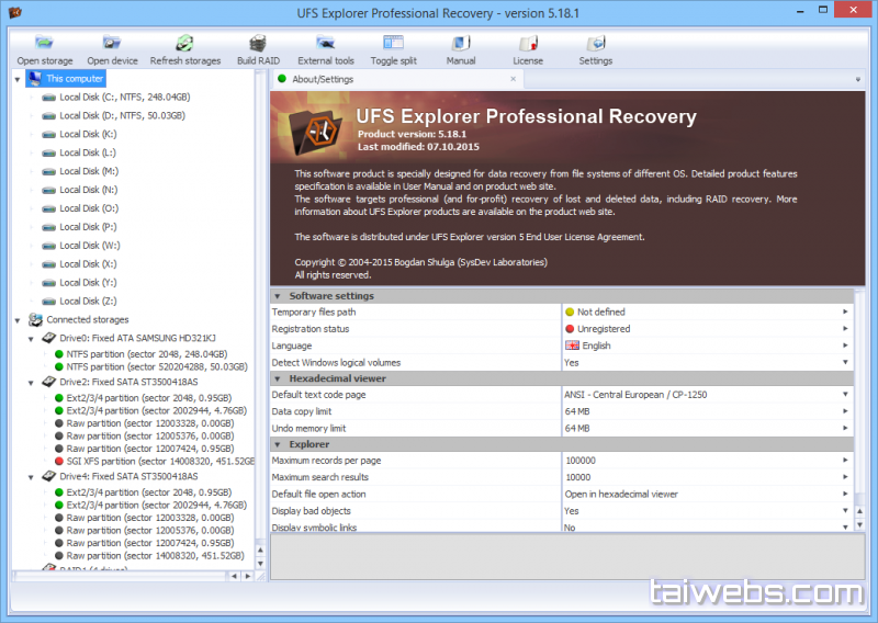 ufs explorer standard recovery serial